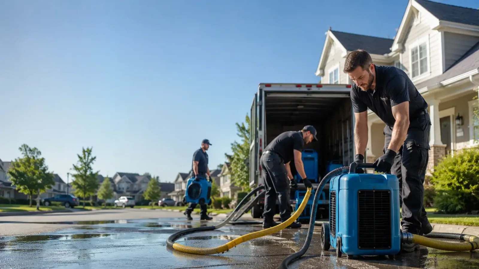 Water Damage Mitigation in Home, KS